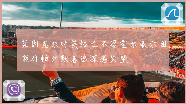 莱因克尔对英格兰不召霍尔表示困惑对帕尔默落选深感失望
